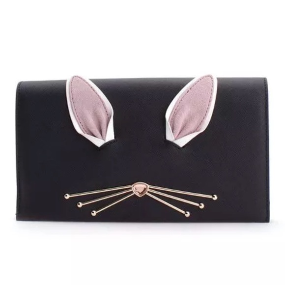 Kate spade hop to it rabbit bunny crossbody clutch - Picture 1 of 5